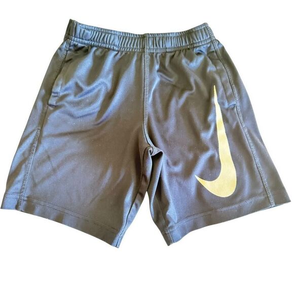 Nike Boys Athletic Play Pull on Elastic Waist Navy Gray Short Bundles Sz 7 # 249 - Picture 2 of 13